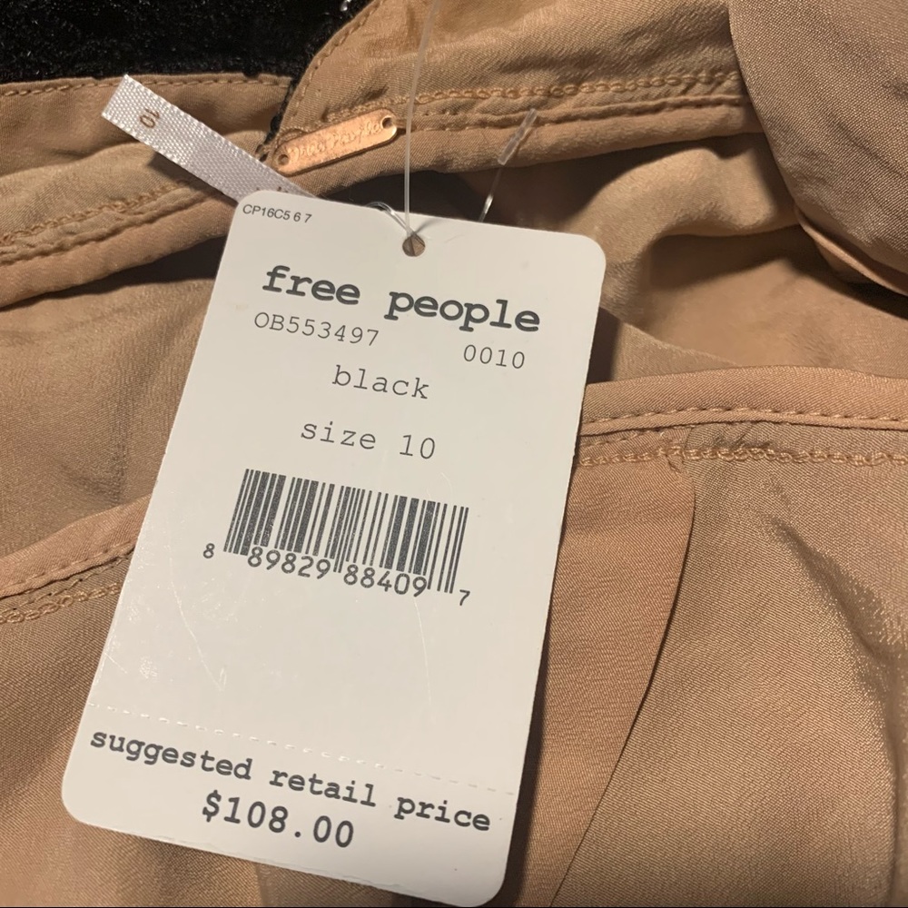 Free people black lined dress - Picture 4 of 4